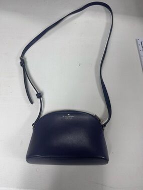 kate spade New York Dark Purple Leather Crossbody Bag